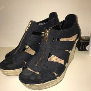 Target Mossimo Black Wedges